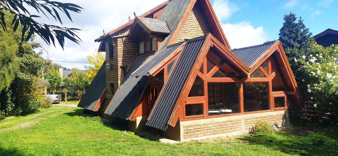 Habitacion privada en cabaña compartida Los Cordobeses San Martín de los Andes Exterior foto